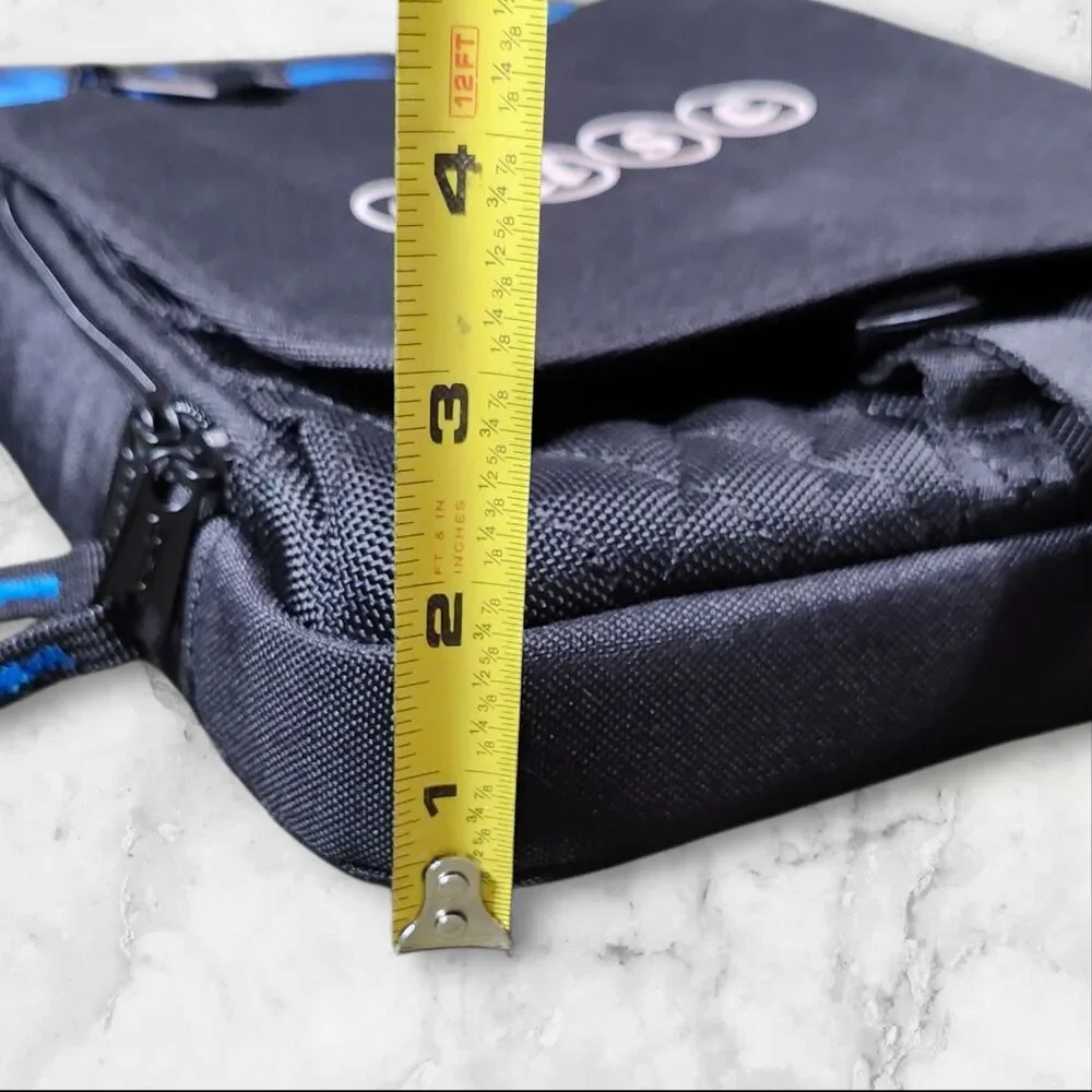 NWT OGIO Technologio RS655 Shoulder Sling Bag Black Blue AASC Logo Pockets